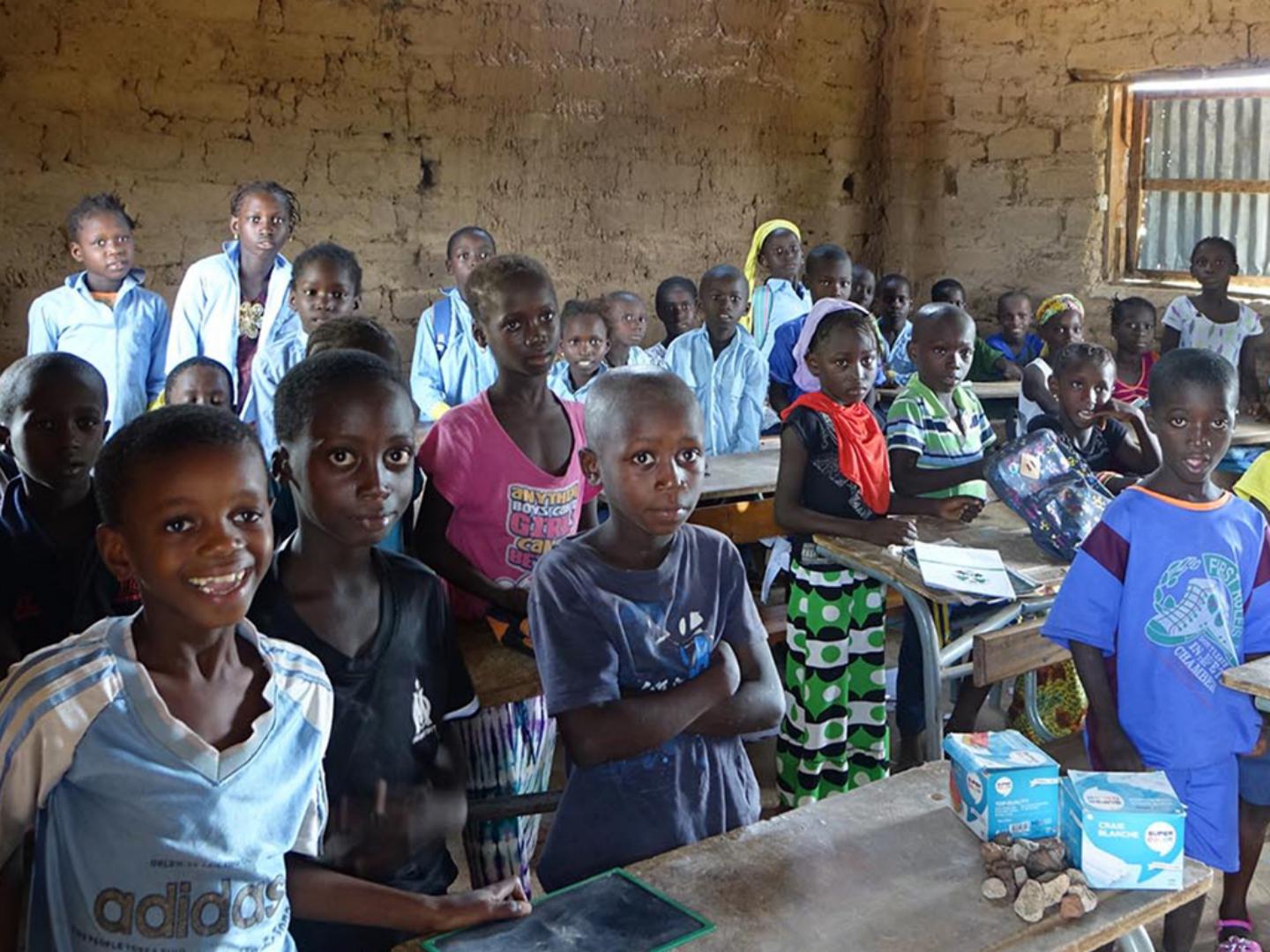 Donazione materiale scolastico Balouo Salo